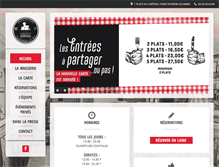 Tablet Screenshot of labrasseriedugeneral.com